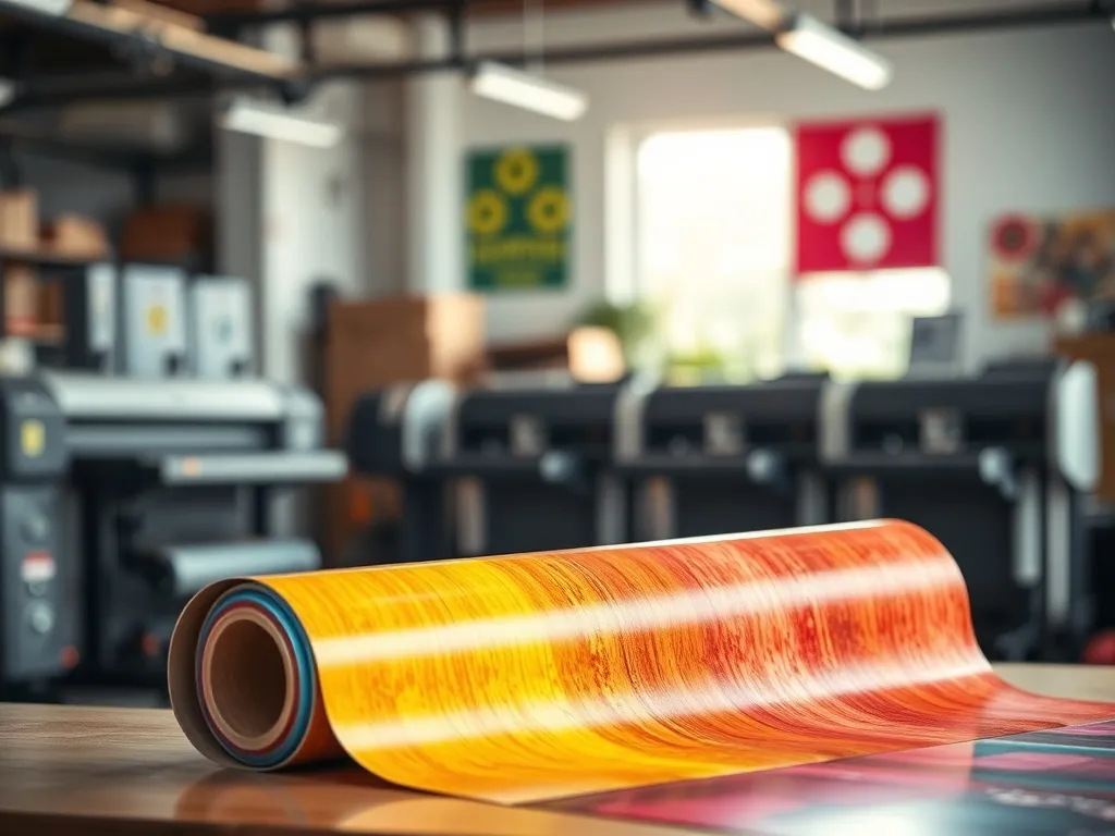 Wydruki wielkoformatowe na foliach samoprzylepnych – zastosowania w marketingu i oznakowaniu